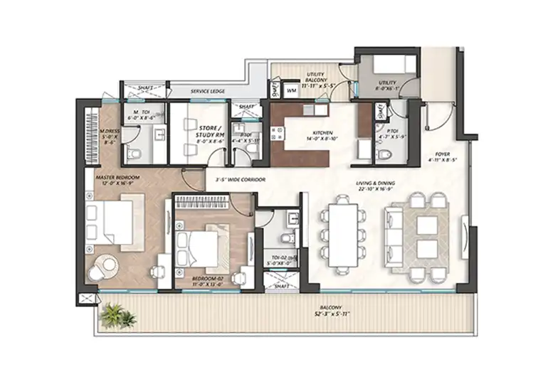 3BHK Apartments in Gurgaon